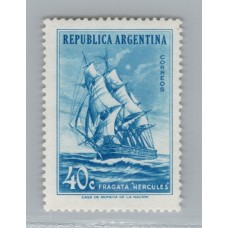 ARGENTINA 1957 GJ 1077a ESTAMPILLA NUEVA CON GOMA VARIEDAD CATALOGADA U$ 15